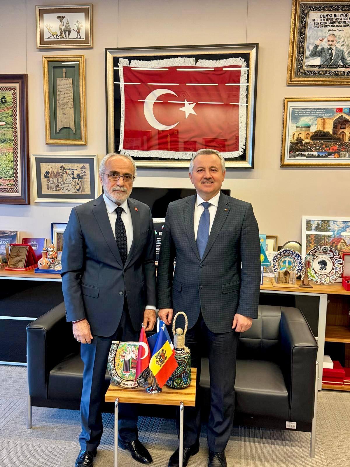 Moldova Büyükelçisi'nden Türkiye'ye Taziye Ziyareti