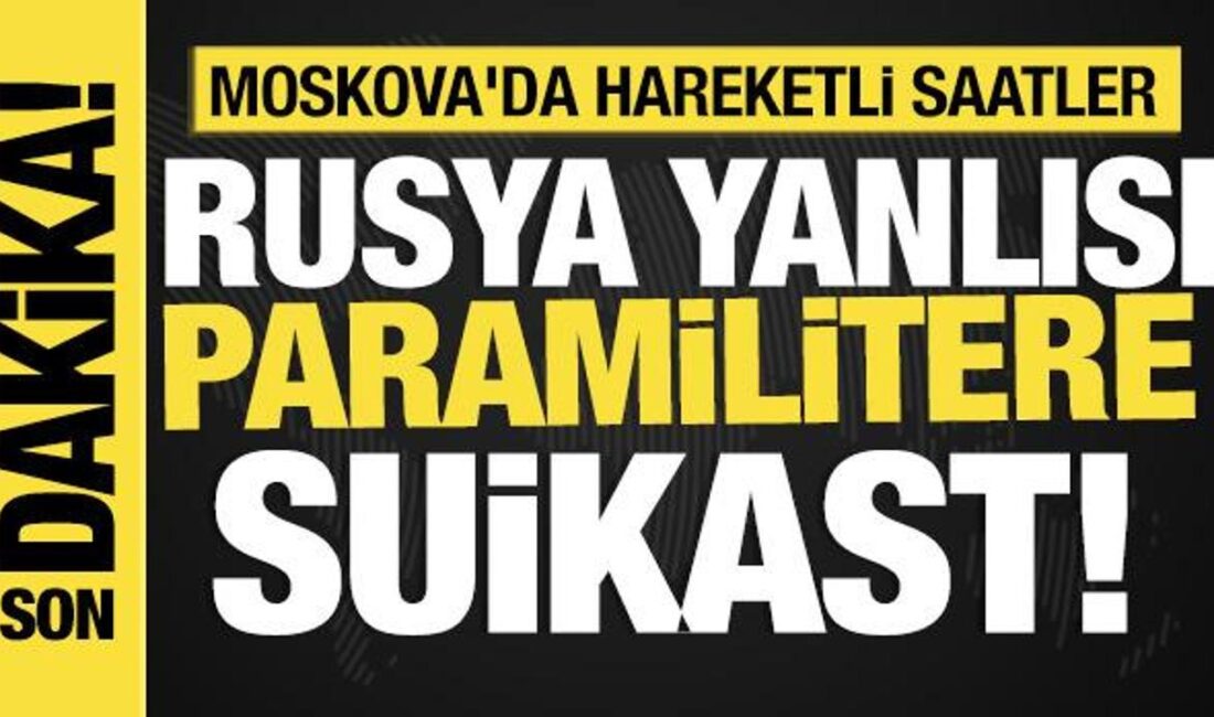 Moskova'da gerçekleşen patlamada 1 kişi hayatını kaybetti, 4 kişi yaralandı.