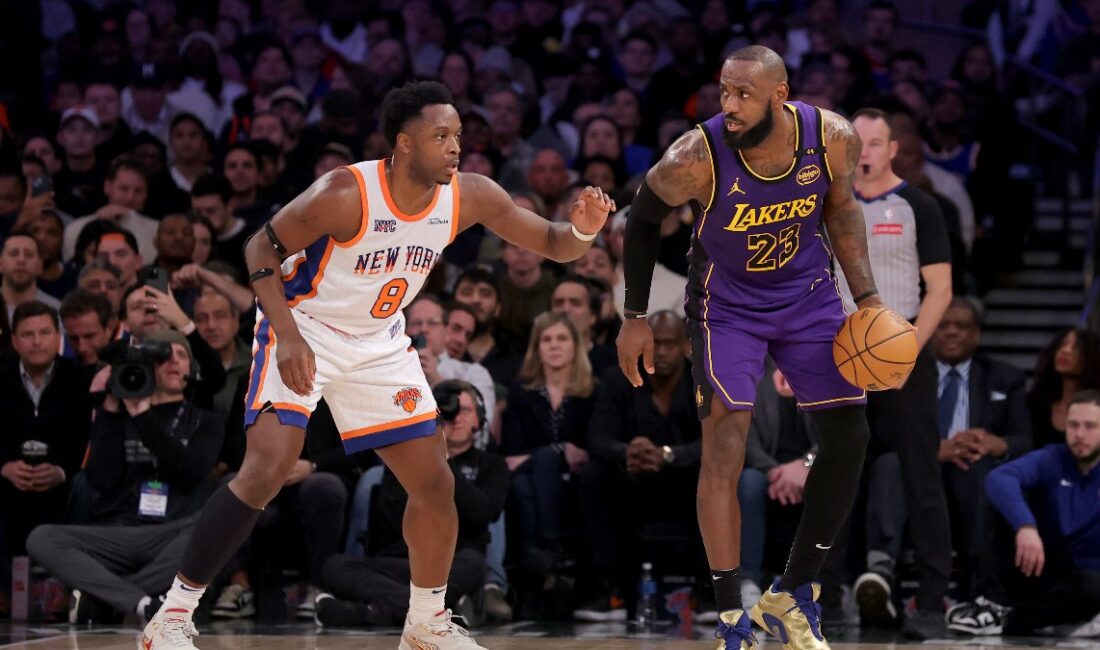 NBA'de heyecan dolu maçlar sürerken, Lakers'ın galibiyeti ve LeBron James'in