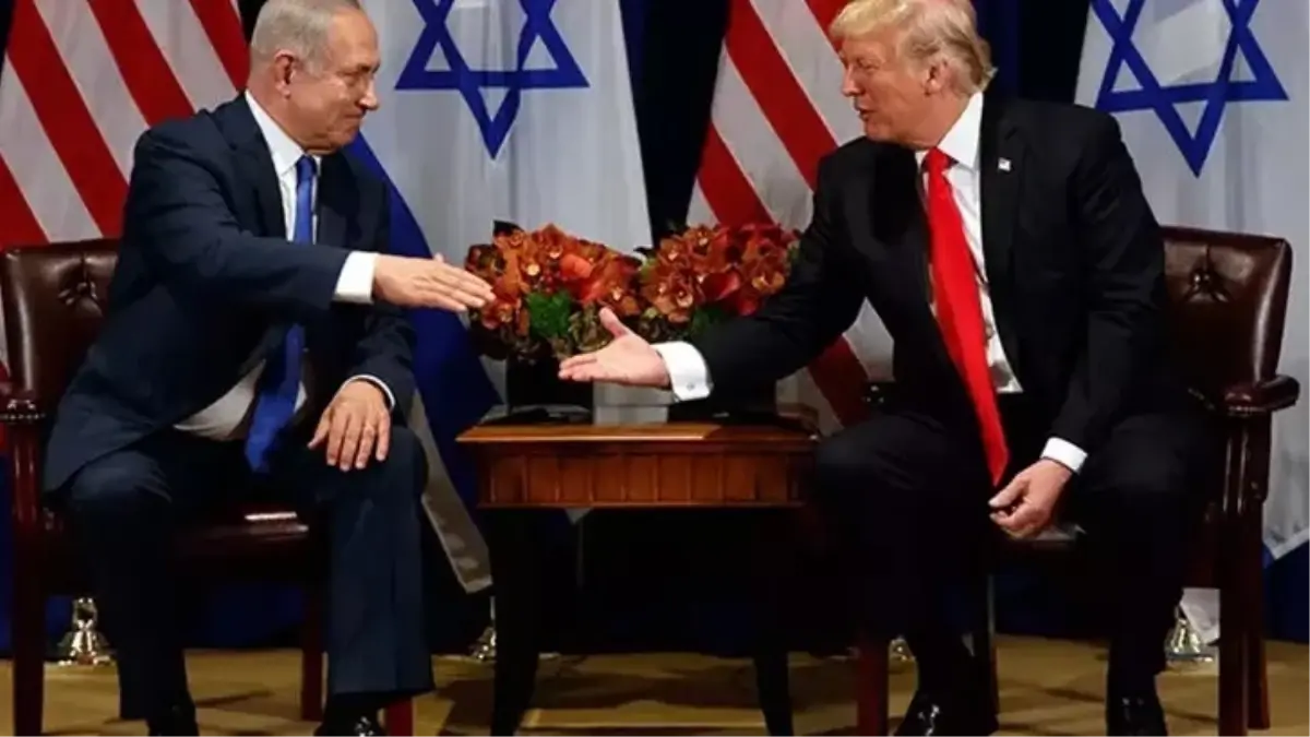 İsrail Başbakanı Netanyahu, Washington'da eski ABD Başkanı Trump ile kritik
