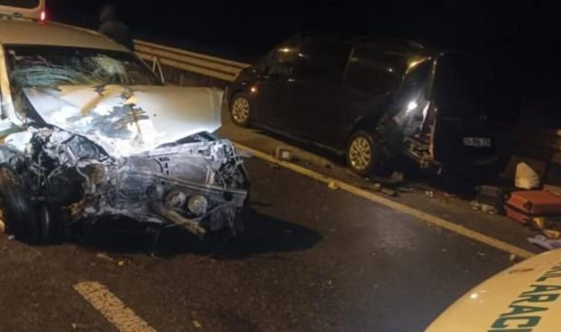 Niğde-Ankara Otoyolu'nda meydana gelen feci kazada 2 kişi hayatını kaybetti,