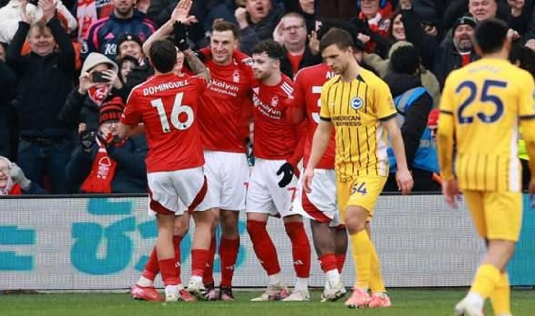Nottingham Forest, Brighton'ı 7-0 yenerek tarihine geçen bir galibiyet elde