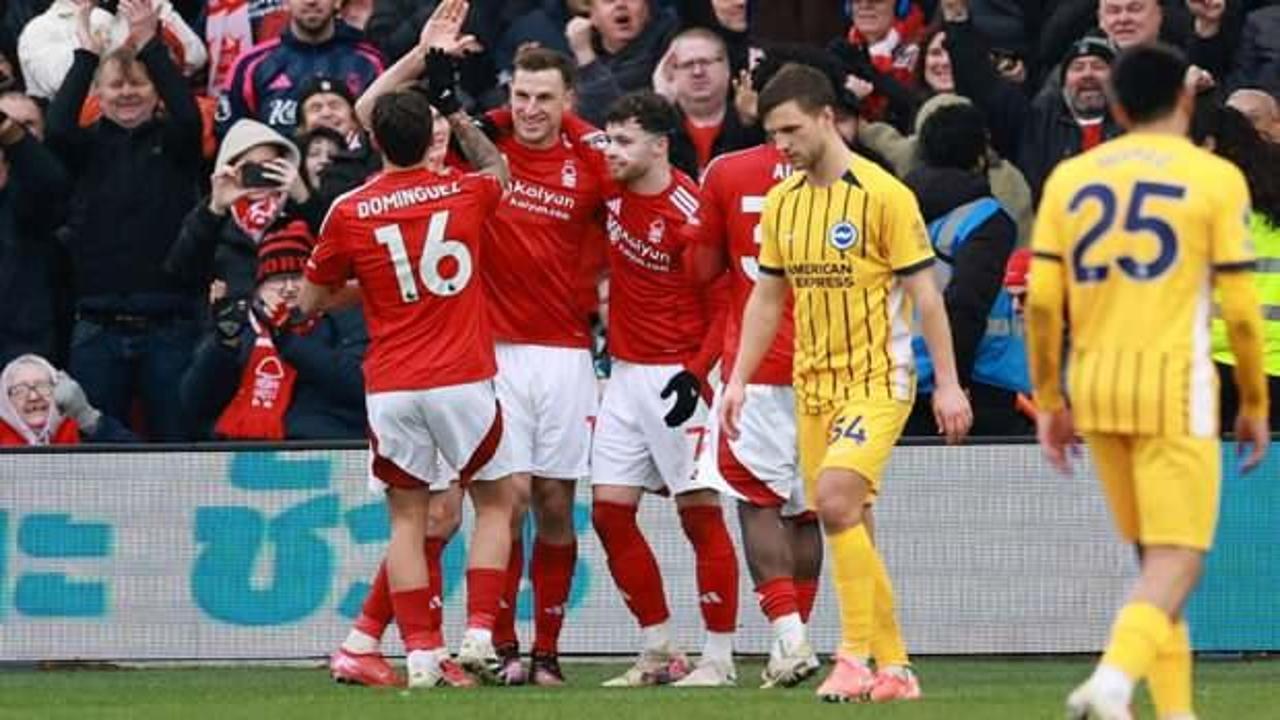 Nottingham Forest, Brighton'ı 7-0 yenerek tarihine geçen bir galibiyet elde