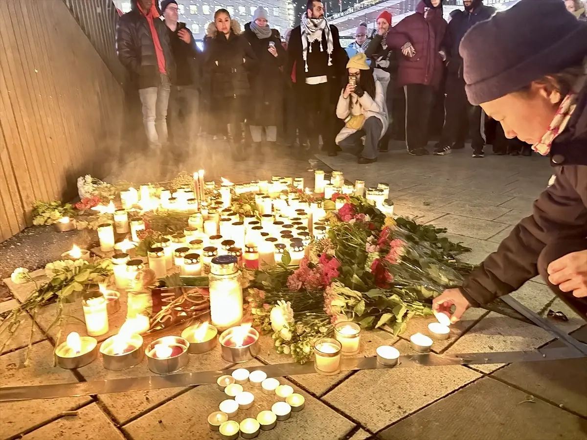 Örebro'da gerçekleşen okul saldırısına karşı düzenlenen protesto, güvenli eğitim ortamları