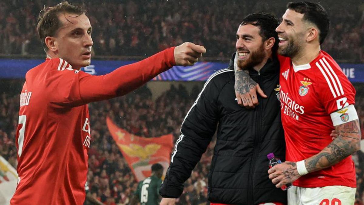 UEFA Şampiyonlar Ligi Eleme Çeşidi Play-off rövanş maçında Benfica, alanında