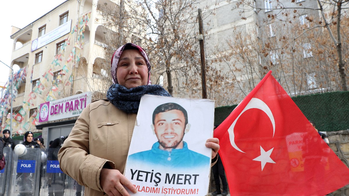 PKK tarafından kaçırılan çocukları için ailelerin umut dolu yürüyüşü, adalet