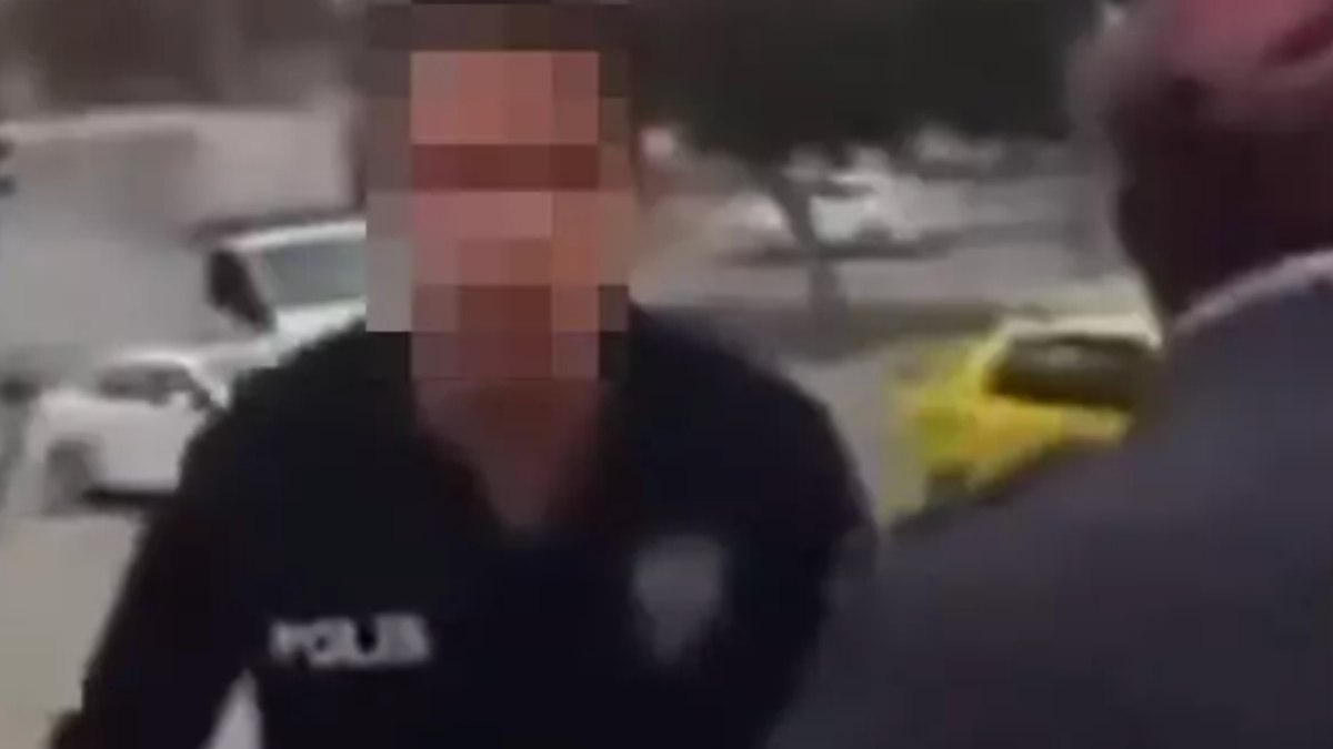 "Polis ve Vatandaş Arasında Gerilim Dolu Diyalog" başlığı altında, güvenlik