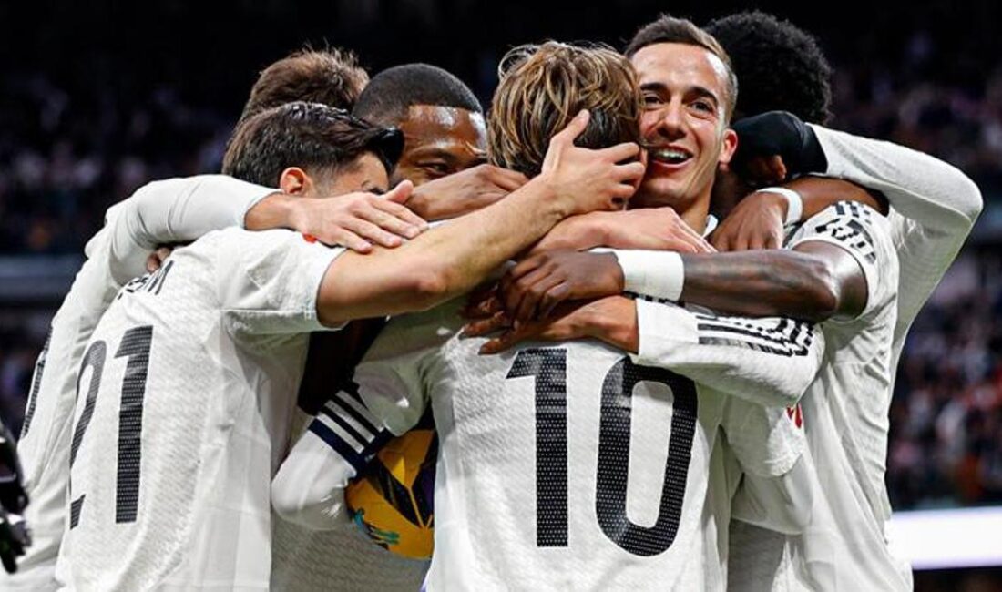 İspanya LaLiga'da şampiyonluk mücadelesi veren Real Madrid, 25. hafta maçında