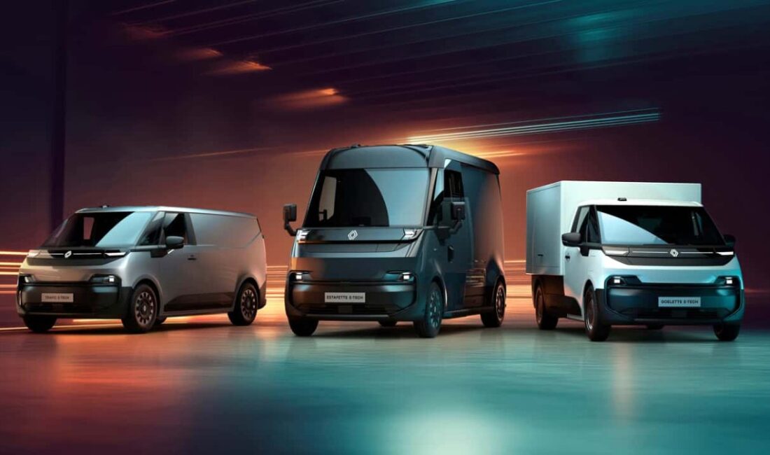 Renault, elektrikli araç pazarındaki atağını yeni Estafette ve Goelette modelleri