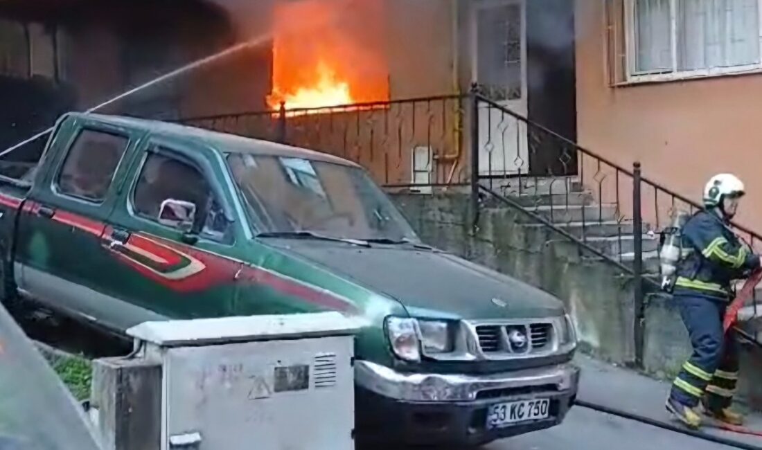 Rize'de Can Kardeşler Apartmanı'nda meydana gelen yangın paniği, sakinleri korku