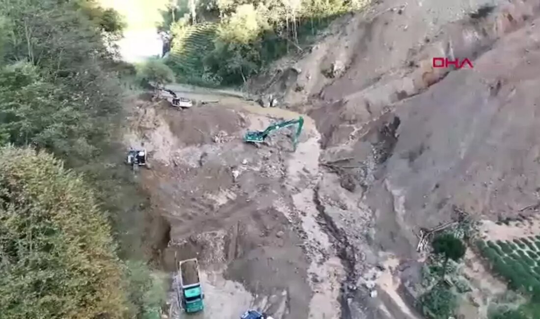 Rize'de son 20 yılda yağış trendlerindeki değişimi ve bu değişimlerin