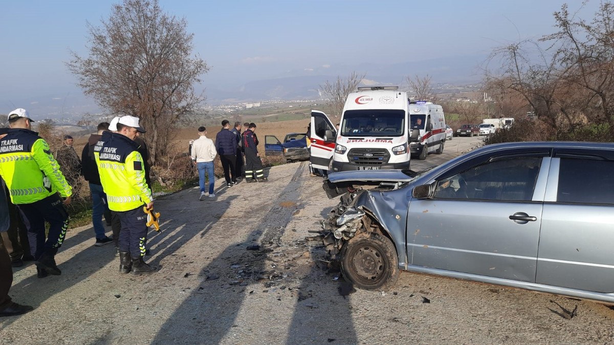 Samsun'da Feci Trafik Kazası: Facianın Eşiğinden Dönüldü
