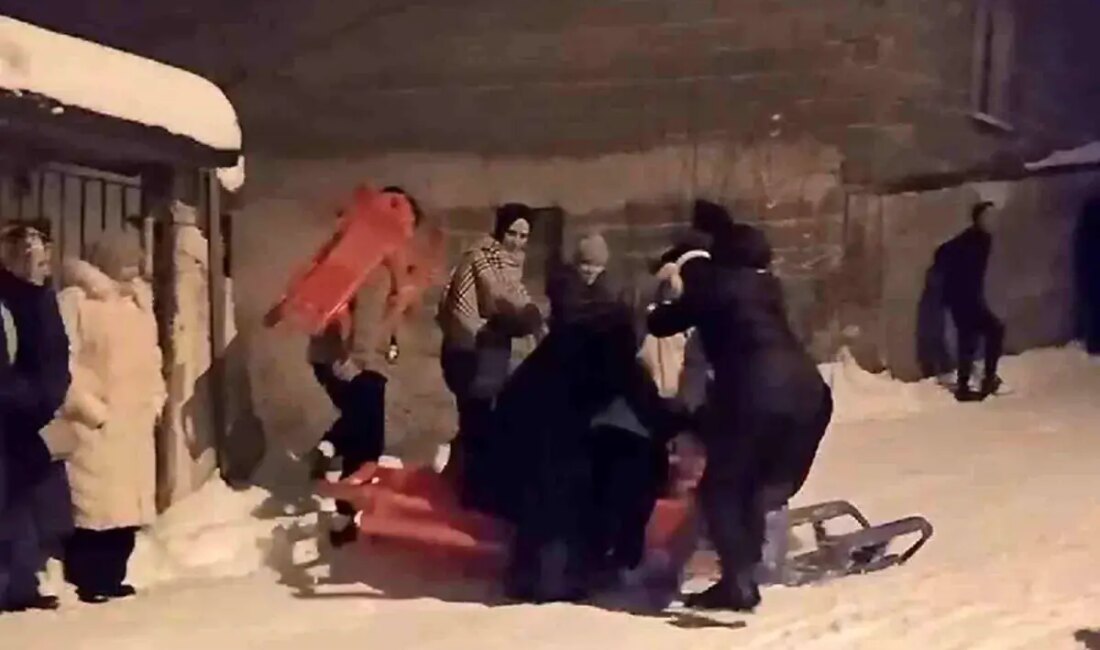 Kışın tadını çıkarın! Samsun'da düzenlenen kızak etkinliği, 7'den 70'e herkesin