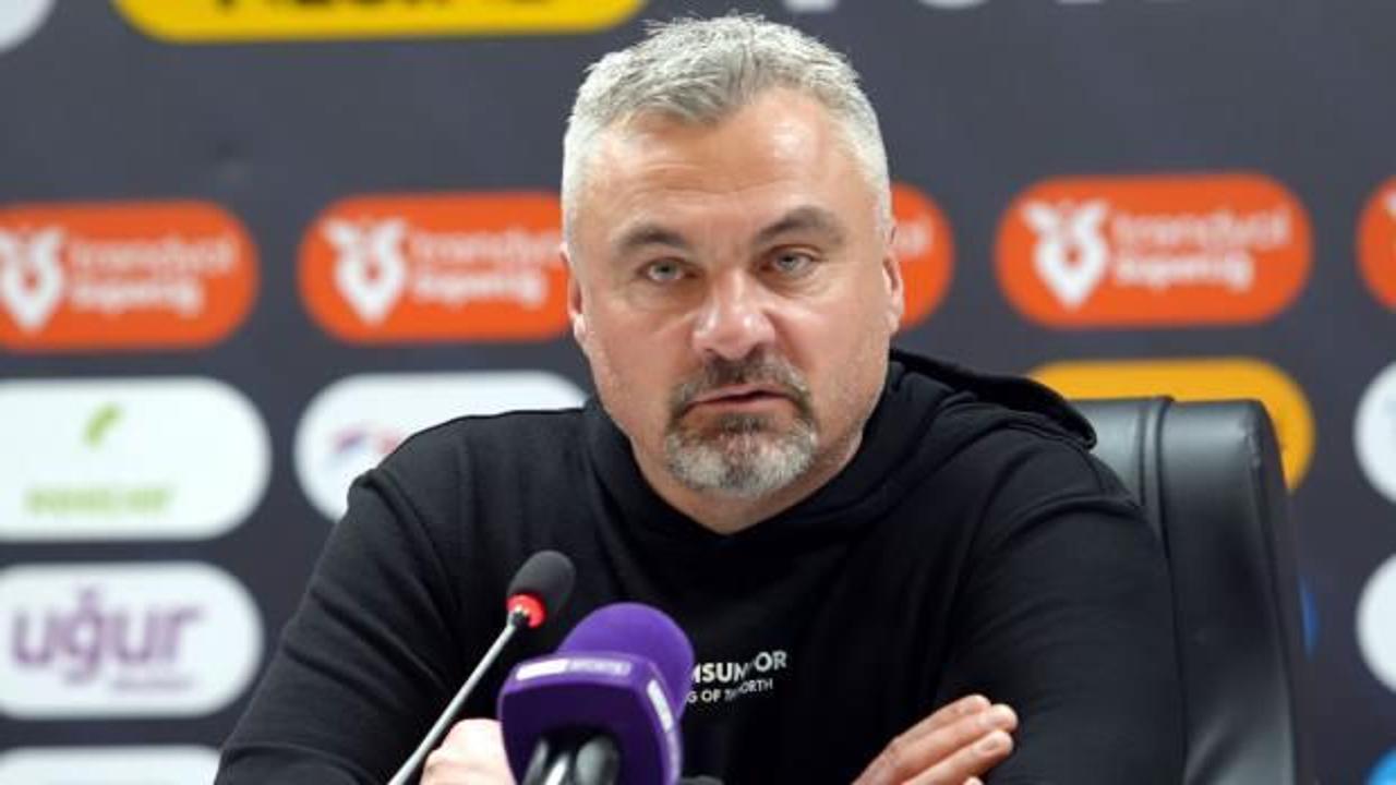 Samsunspor, Başakşehir'e 4-0 mağlup oldu. Maç sonrası teknik direktör Thomas
