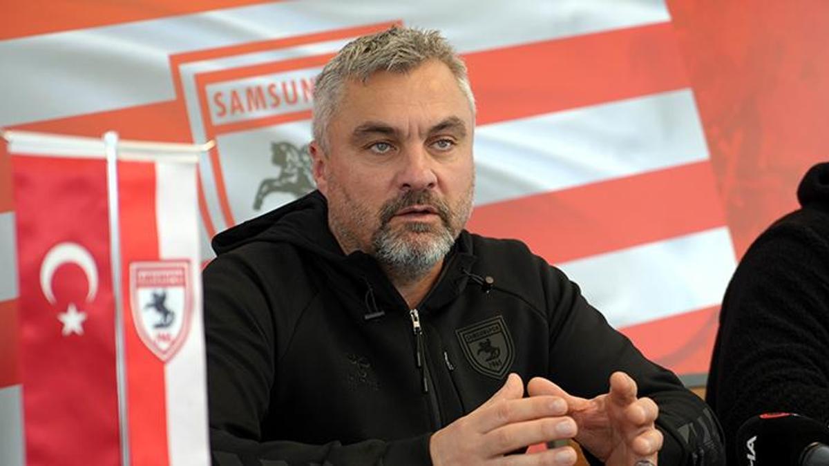 Samsunspor Teknik Direktörü Thomas Reis, Hatayspor maçı öncesinde önemli açıklamalarda