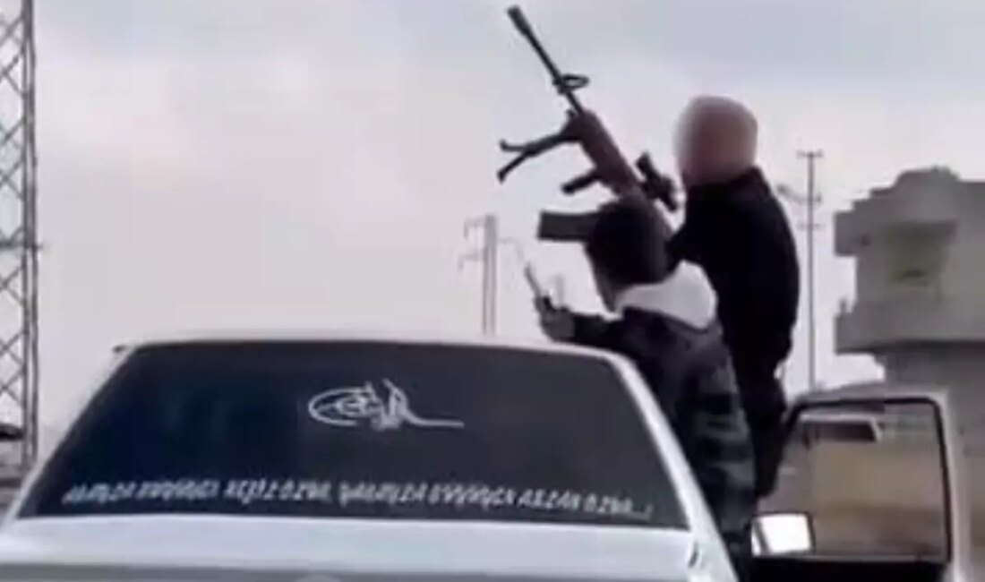 Şanlıurfa'da düğün konvoyunda havaya ateş açan maganda, güvenlik güçleri tarafından