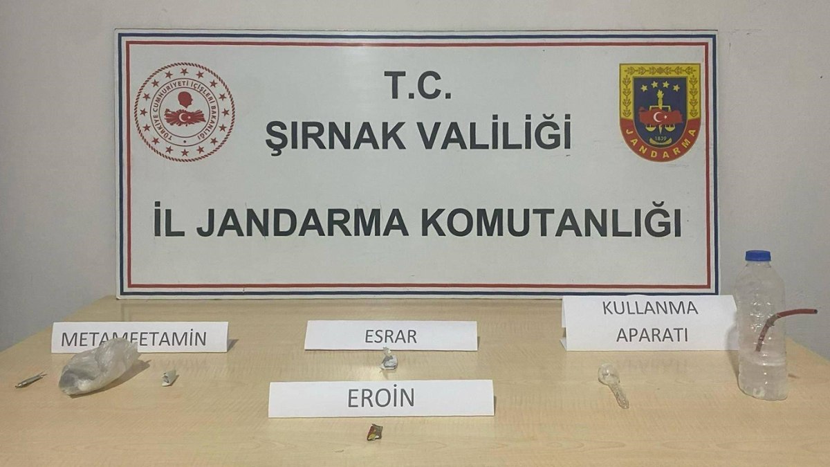 Şırnak'ta son 1 haftada gerçekleştirilen narkotik ve kaçakçılık operasyonlarında 23