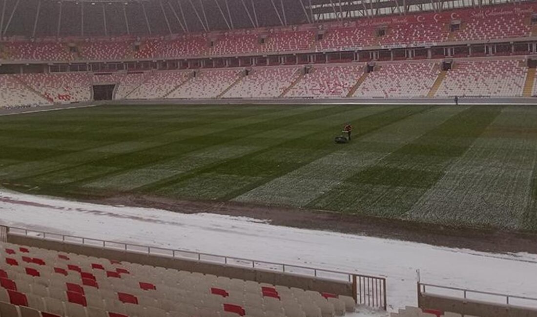 Sivasspor ve Beşiktaş arasında yapılacak maç öncesi hazırlıklar ve hava