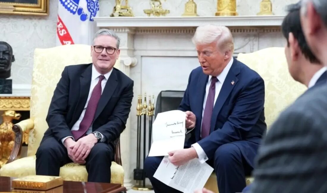 İngiltere Başbakanı Starmer ve ABD Başkanı Trump, ticaret ve Rusya-Ukrayna