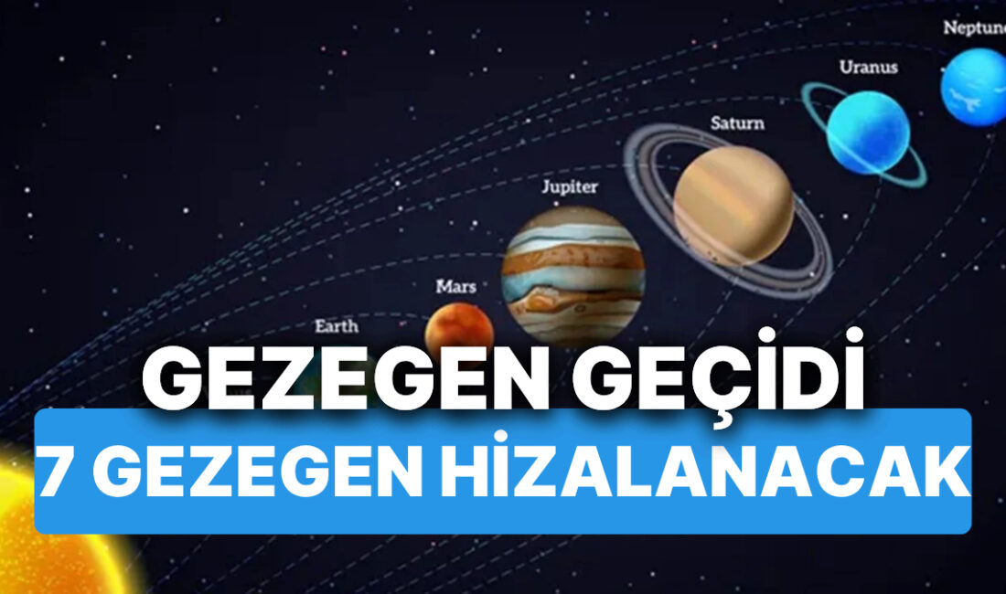 Şubat ayında 7 gezegenin nadir geçidi gökyüzünde eşsiz bir manzara