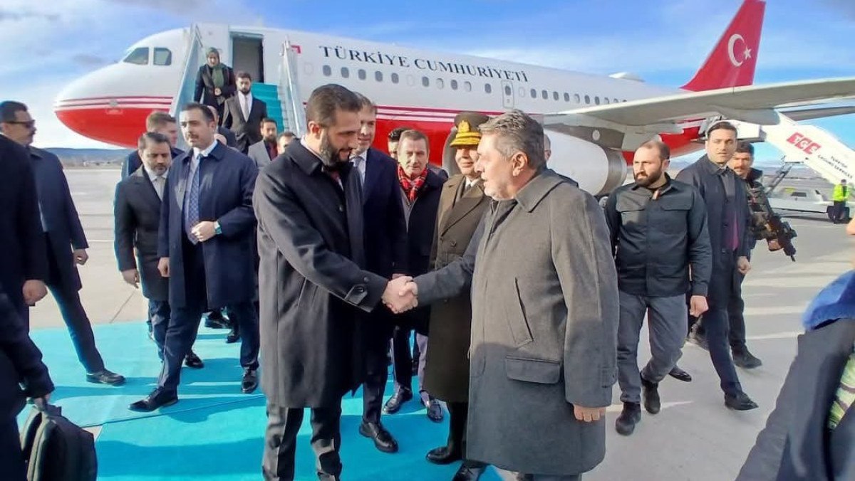 Suriye Geçiş Dönemi Cumhurbaşkanı Ahmed Şara'nın Türkiye Ziyareti