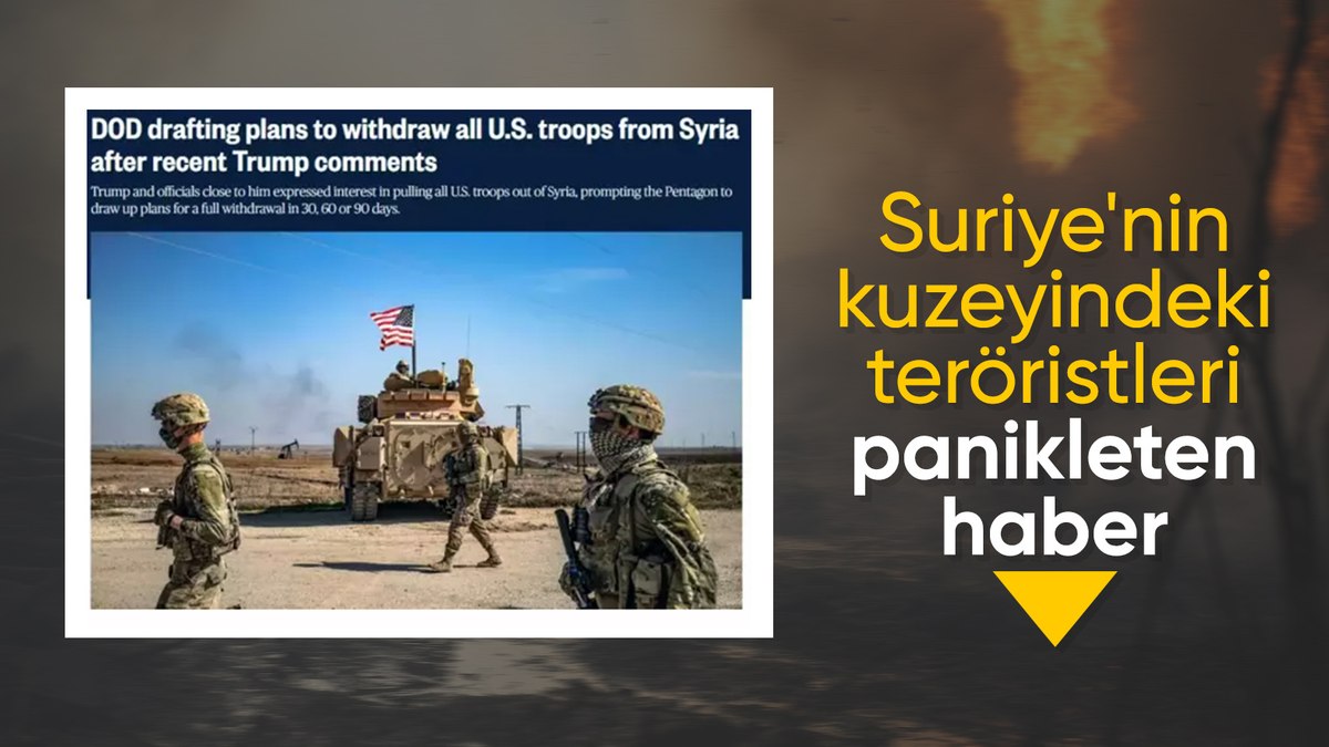 Suriye'deki ABD askerlerinin çekilme planları üzerine Trump ve danışmanlarının yaptığı