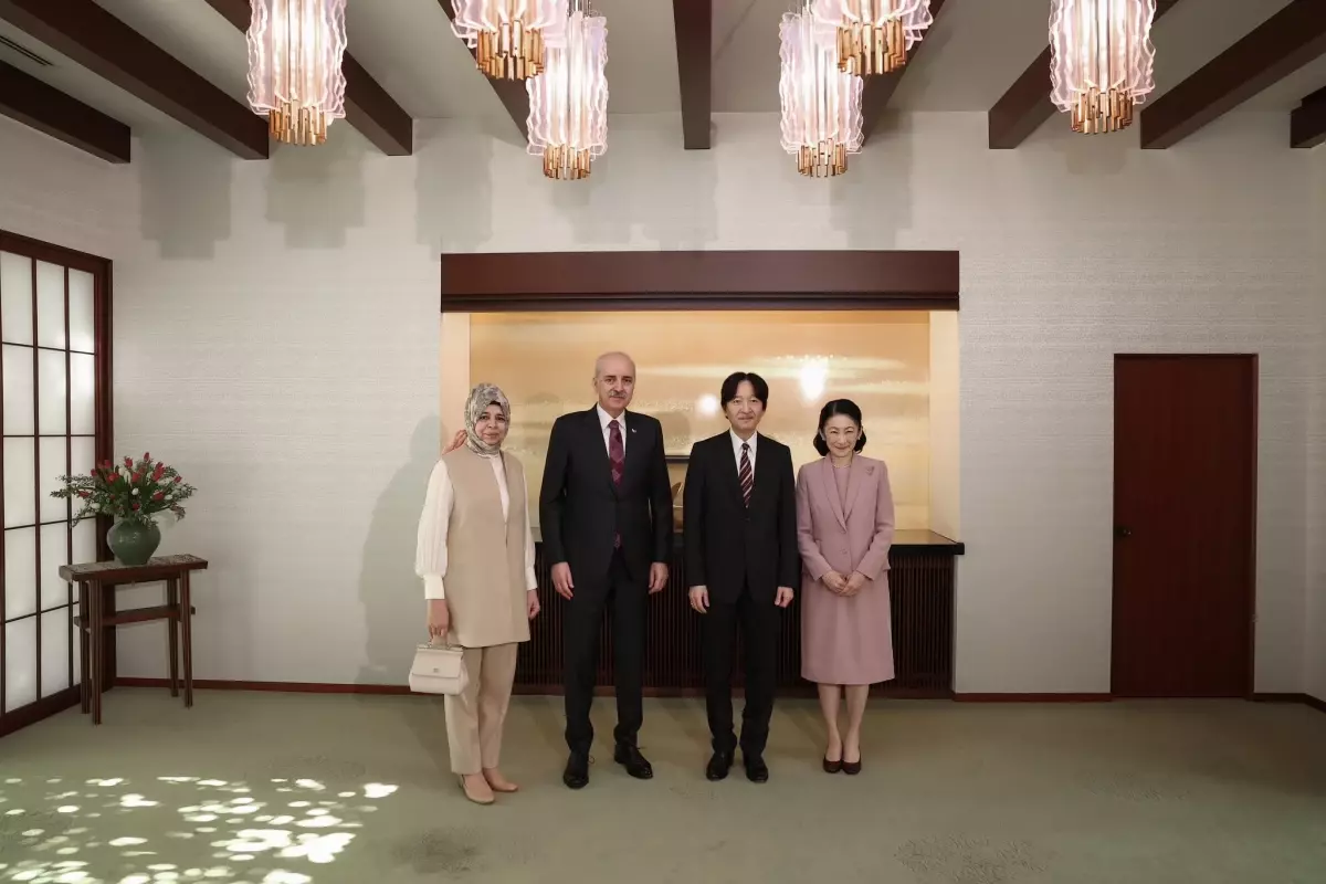 TBMM Başkanı Numan Kurtulmuş, Tokyo'da Japonya Veliaht Prensi Altes Akishino