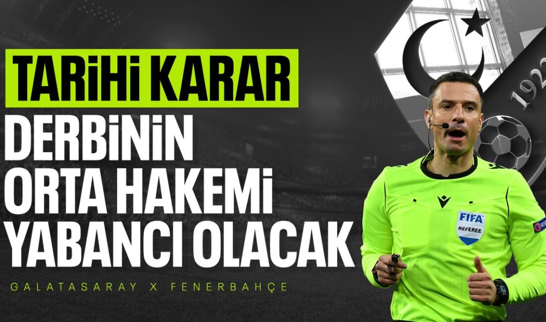 TFF Başkanı İbrahim Hacıosmanoğlu, Galatasaray-Fenerbahçe derbisini yabancı hakemin yöneteceğini açıkladı.