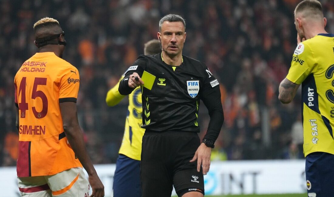 Türkiye Futbol Federasyonu, Slavko Vincic'in Galatasaray - Fenerbahçe derbisindeki performansını