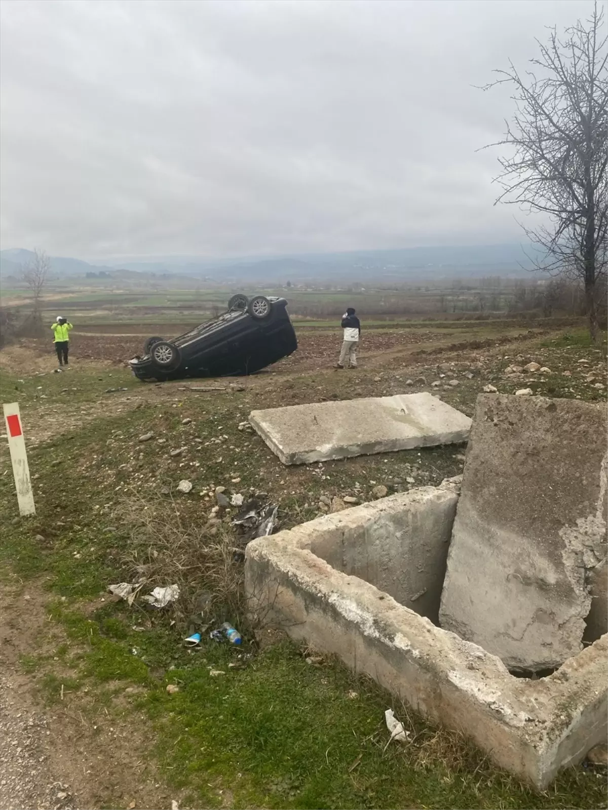 Tokat Niksar'da meydana gelen trafik kazasında iki kişi yaralandı. Olayın