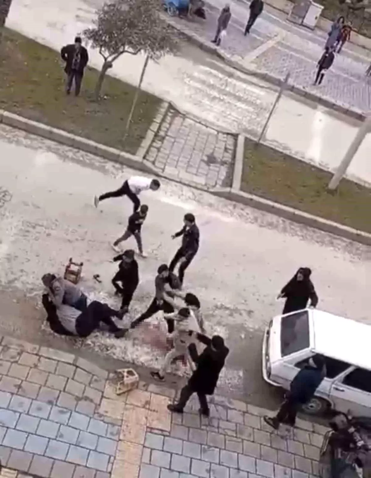 Tokat'ta adliye önünde meydana gelen kargaşa sonucunda 9 kişi gözaltına
