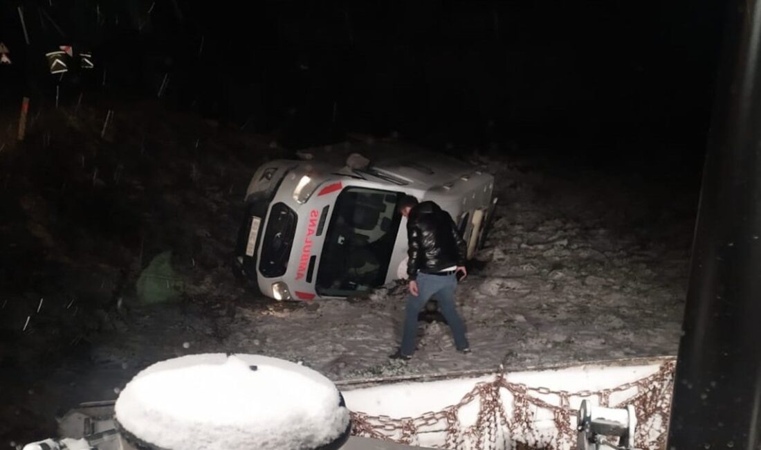 Tokat'ta meydana gelen ambulans kazasında sürücü yaralandı. Olayın detayları ve