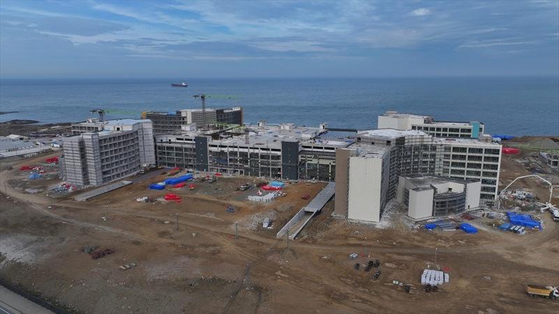 Trabzon'da Yeni Şehir Hastanesi İnşaatı Devam Ediyor