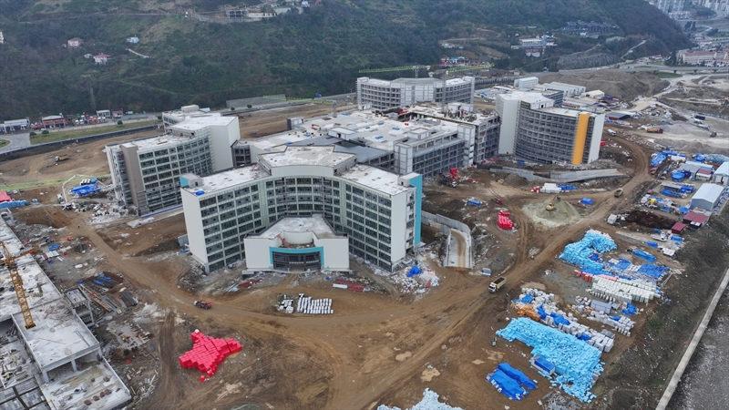 Trabzon'da Yeni Şehir Hastanesi İnşaatı İlerliyor