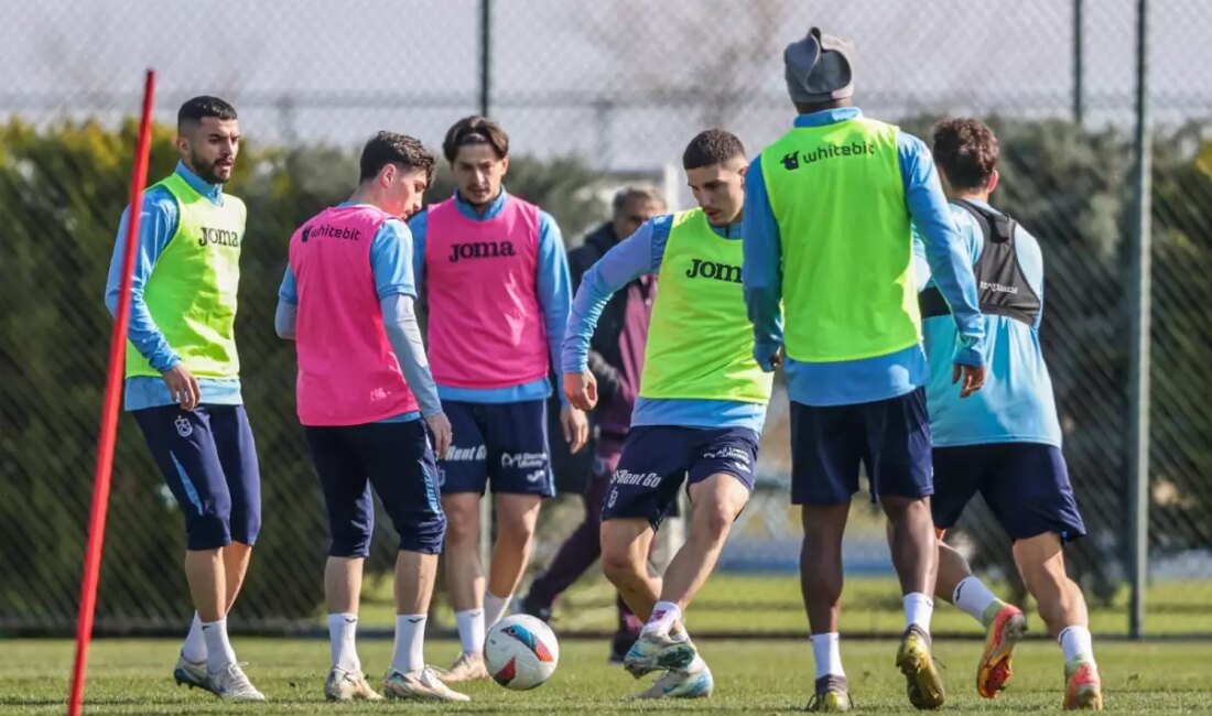 Trabzonspor, İskenderunspor ile karşılaşacağı maç için hazırlıklarını sürdürüyor. Takımın son