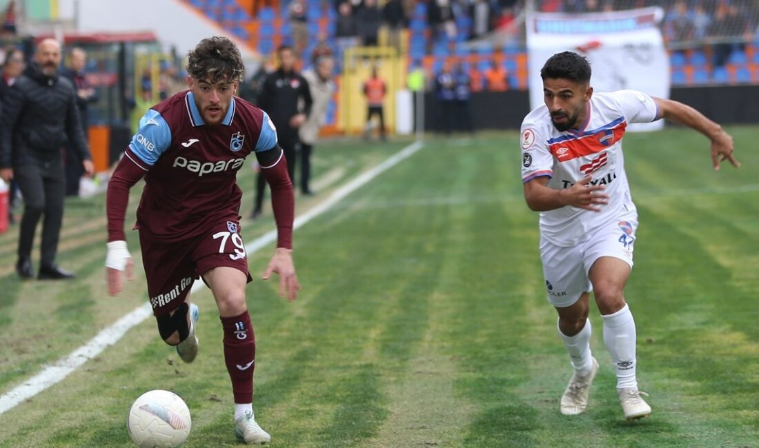 Trabzonspor ve İskenderunspor'un karşılaştığı heyecan dolu maçta, iki takım da