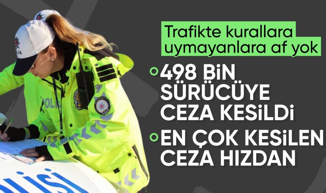 Trafik denetimleri aralıksız devam ediyor. Güvenli bir sürüş için yapılan