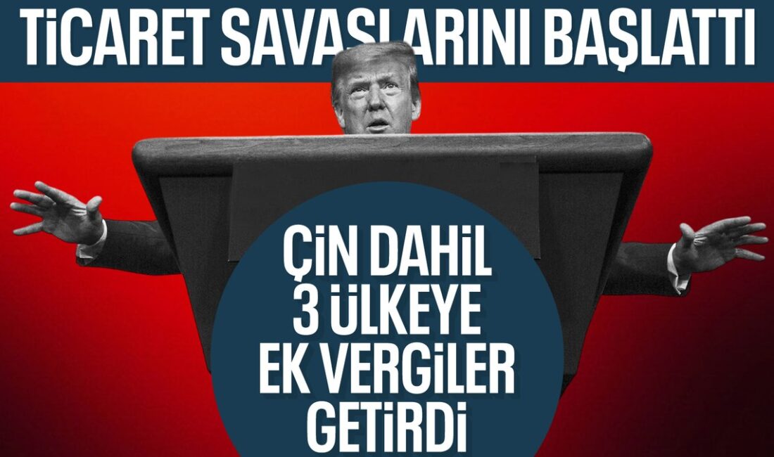 Trump, Kanada, Meksika ve Çin'e ek gümrük vergisi getirme kararı