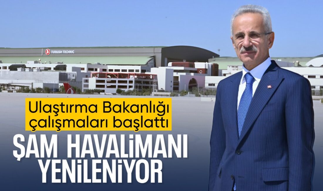 Ulaştırma ve Altyapı Bakanı Abdulkadir Uraloğlu, ilk etapta Şam Havalimanı’nda