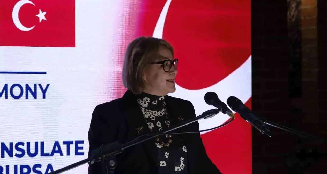 Uludağ Tekstil İhracatçıları Birliği'nde Pınar Taşdelen Engin'in Fahri Konsolosluğu Töreni,
