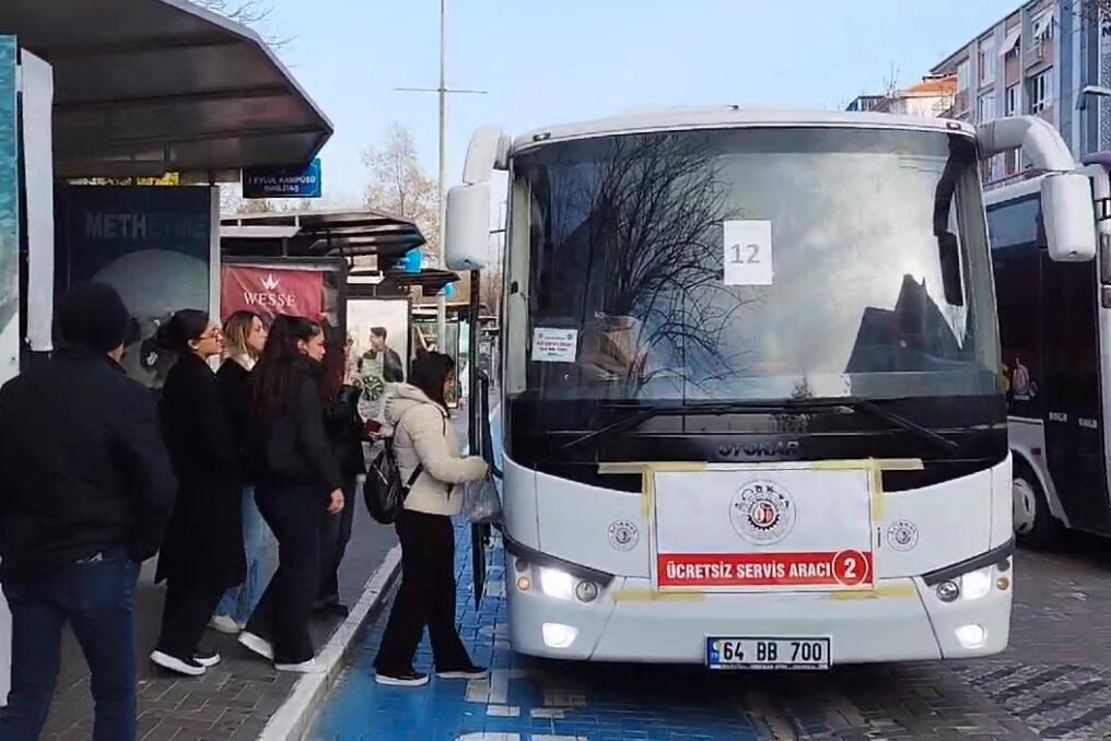 Uşak Belediyesi tarafından ulaşımda kolaylık sağlaması adına yılbaşından itibaren başlatılan
