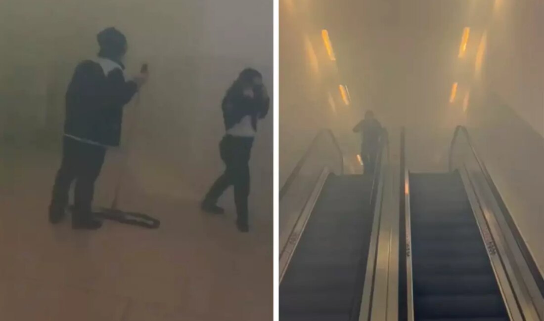 Üsküdar'da bulunan Akasya AVM'de meydana gelen yangın paniği, ziyaretçileri endişelendirdi.