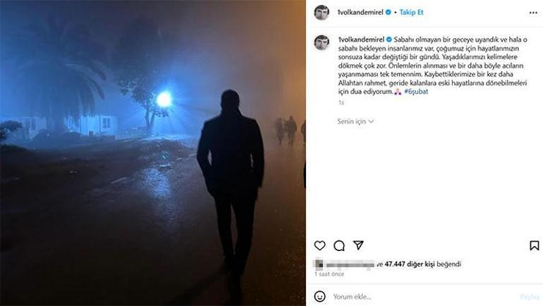 Volkan Demirel'den Deprem Felaketi Hatırası