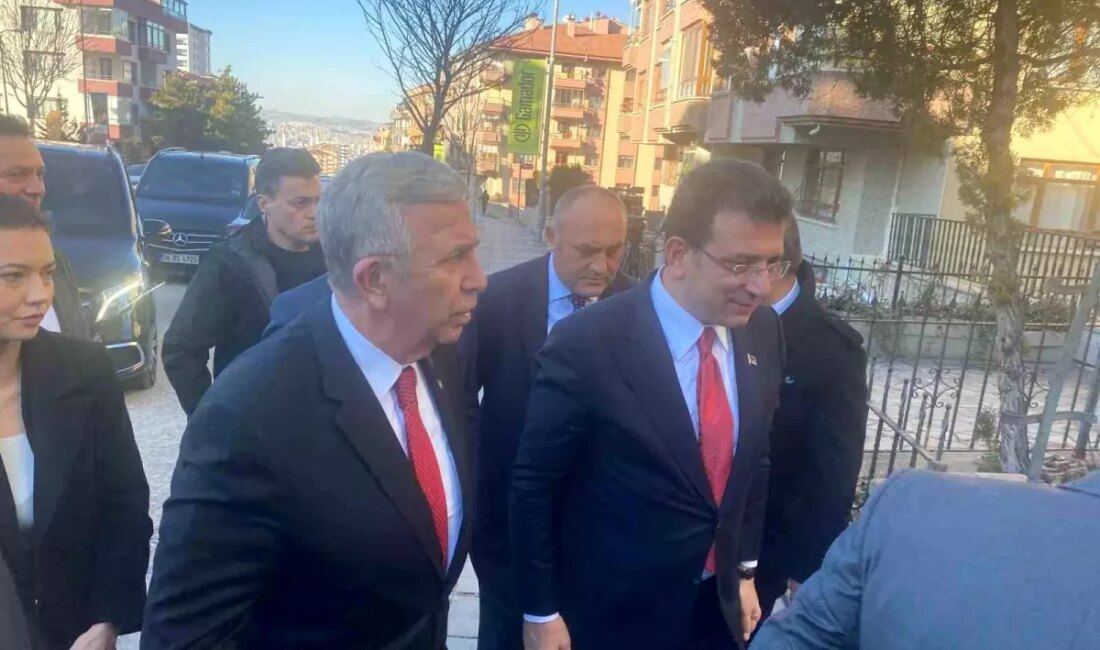 Ankara ve İstanbul Büyükşehir Belediye Liderleri Mansur Yavaş ve Ekrem