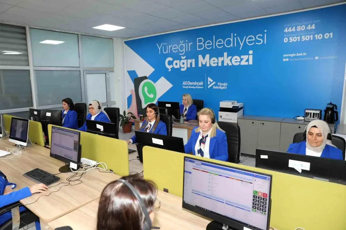 Yüreğir Belediyesi Çağrı Merkezi Hizmetleri ile vatandaşlarımıza hızlı ve etkili