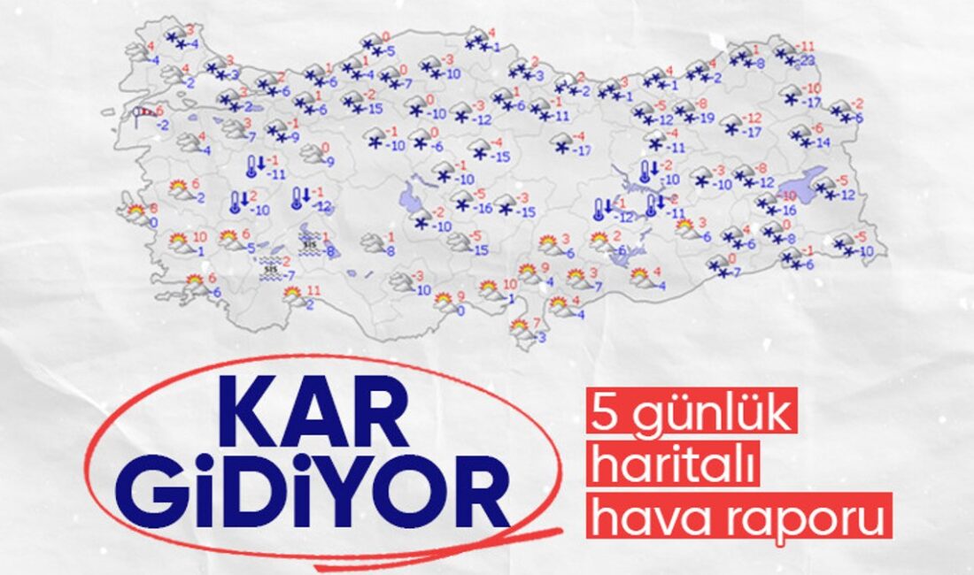 Meteoroloji Genel Müdürlüğü'nün haftalık iddia raporuna nazaran, yurt genelinde mevsim