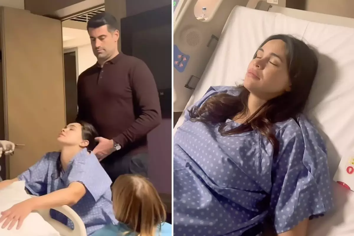 Volkan Demirel'in eşi Zeynep Sever Demirel, 3. kızları Yasmin'in doğum