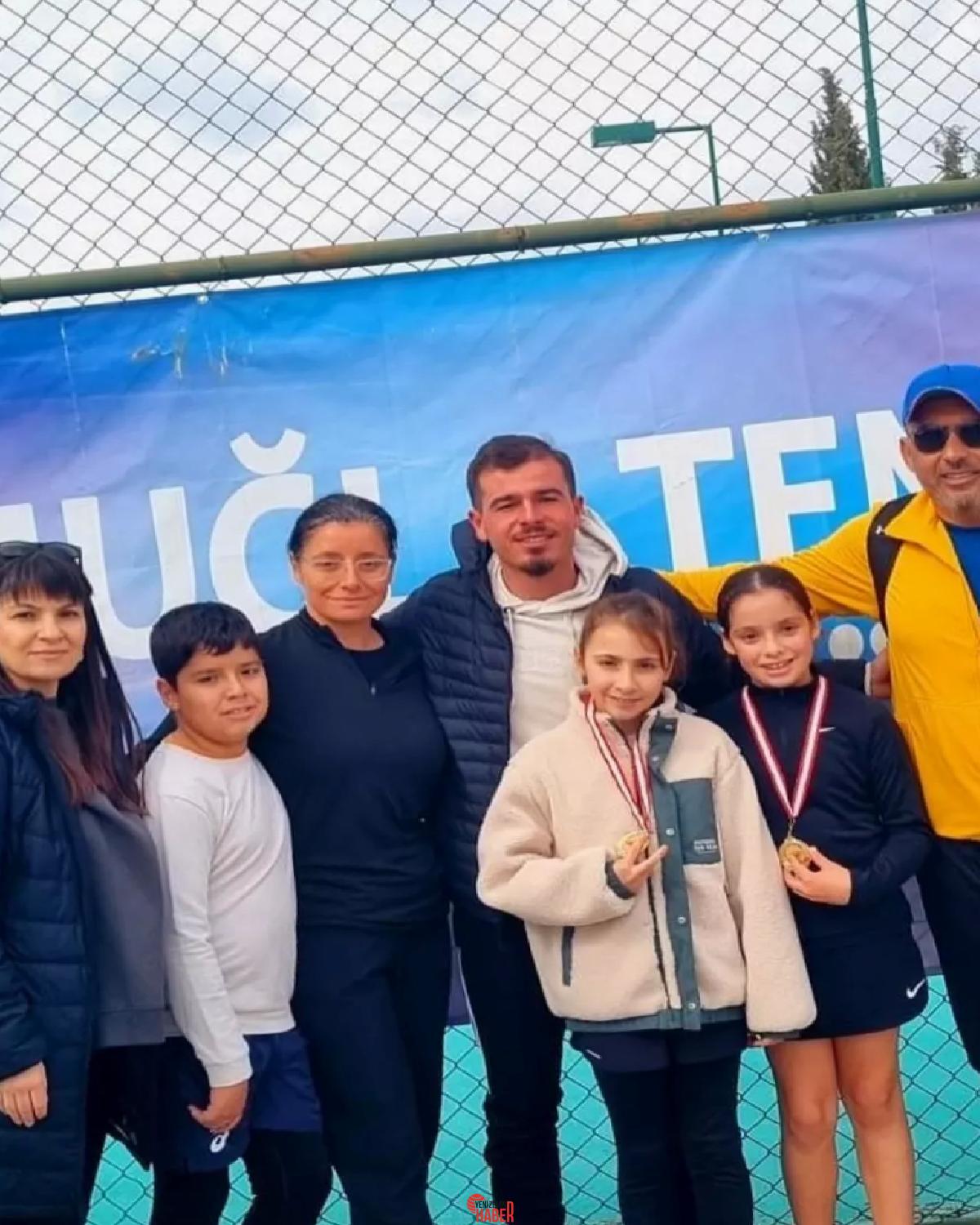 Dalaman Tenis Kulübü'nden Ada Su Soltekin şampiyon olurken, Gülce Acı