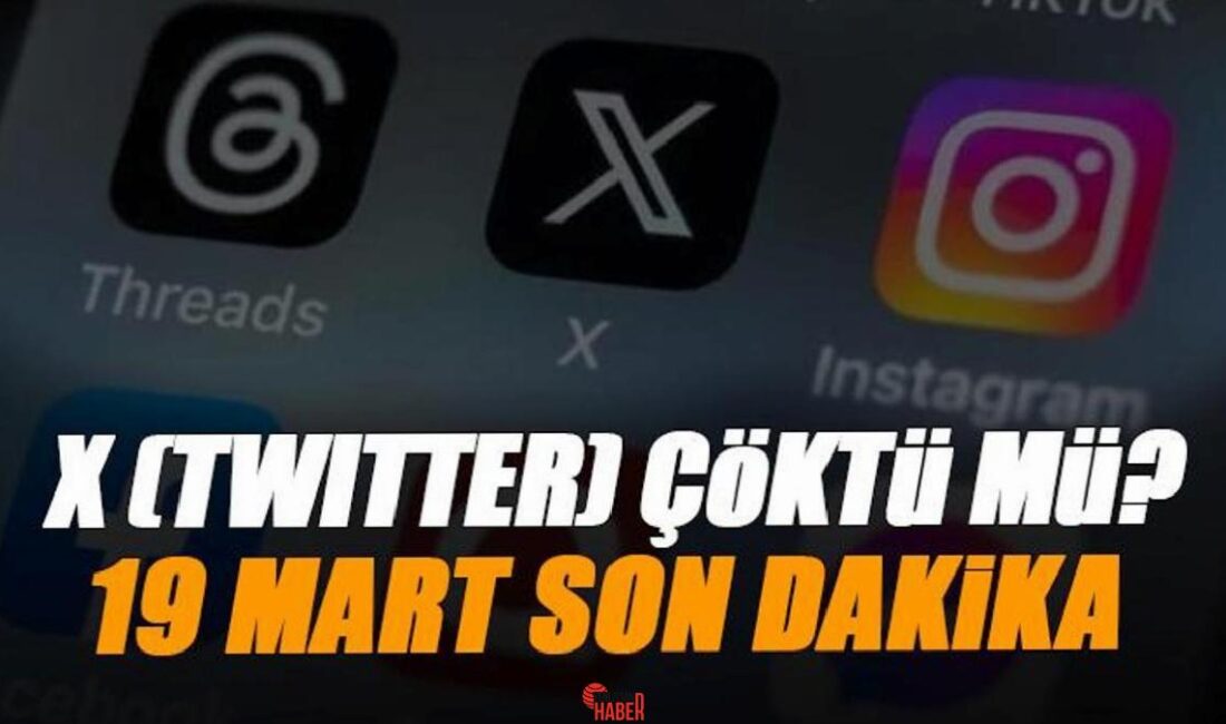 19 Mart 2025 sabah saatlerinden itibaren toplumsal medya hesaplarına girişi