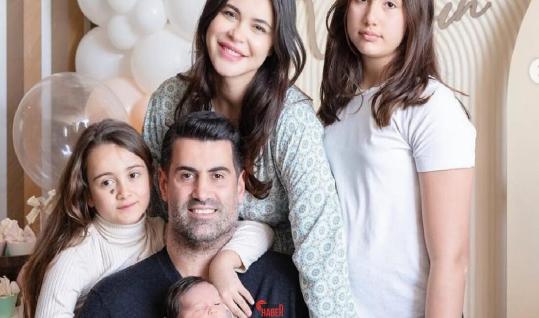 Volkan Demirel'in oyuncu ve model eşi Zeynep Sever Demirel kızı
